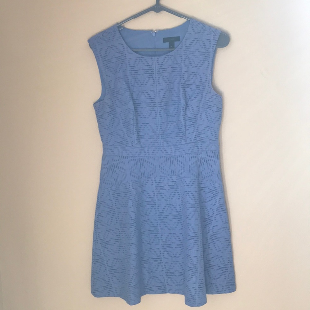 Blue floral cut dress